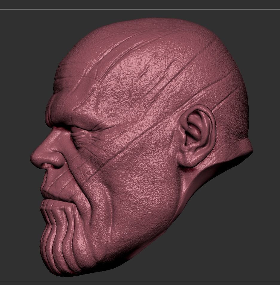 Thanos Head 3D print model_8