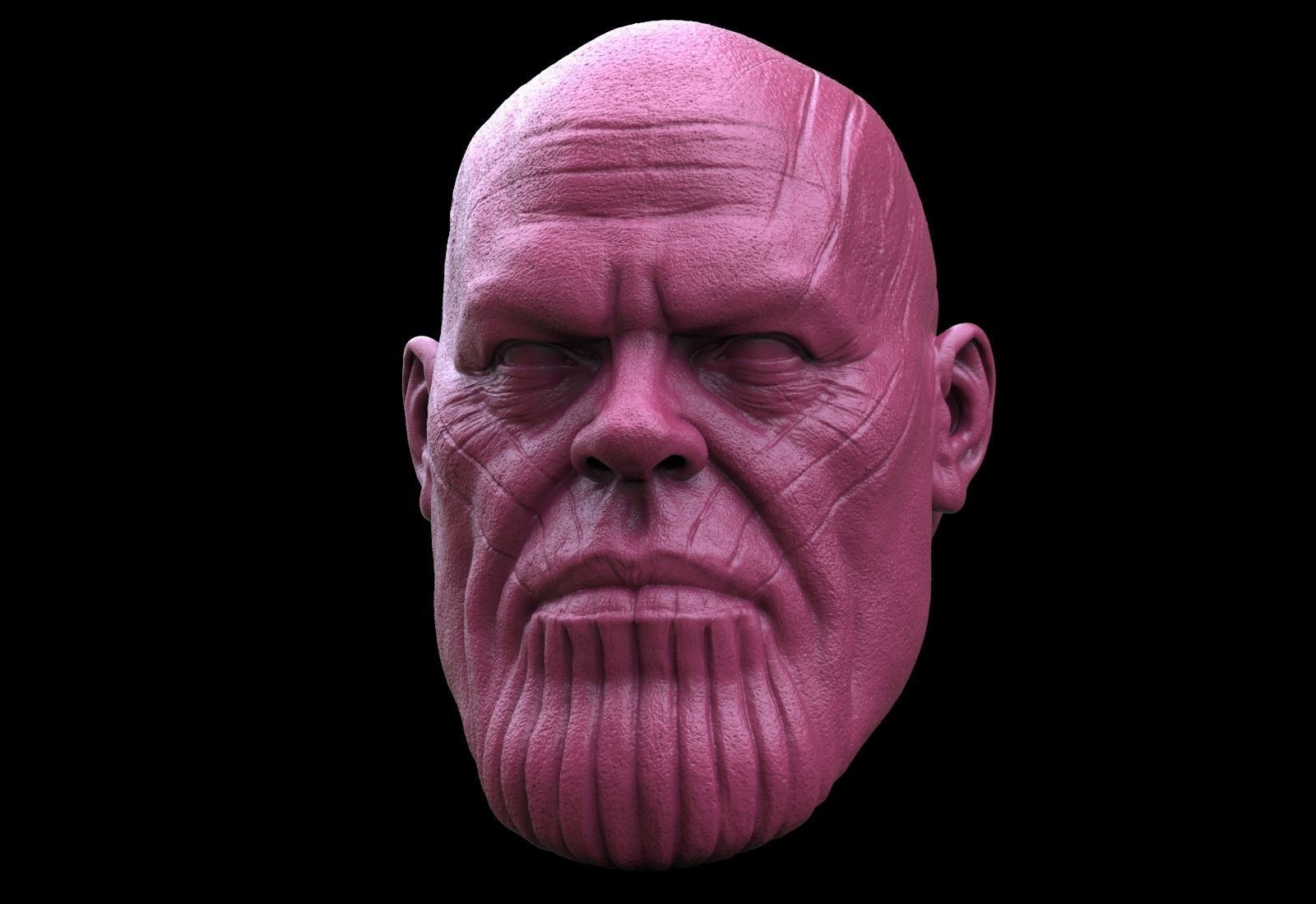 Thanos Head 3D print model_3
