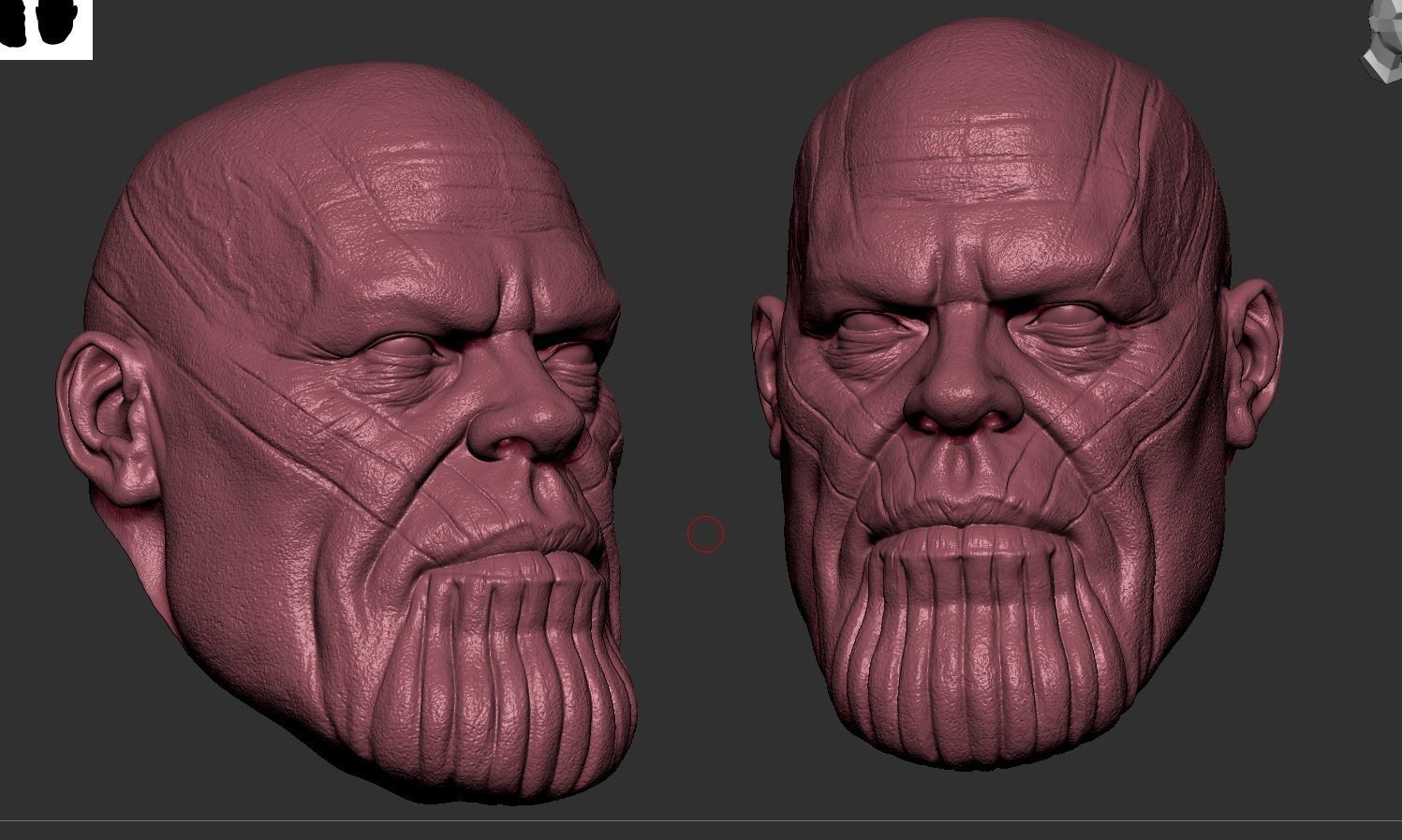 Thanos Head 3D print model_12