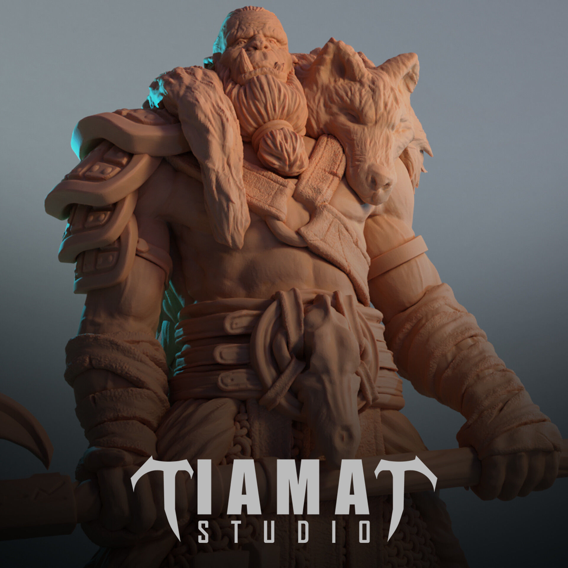 Lord Orc of the Fenrir clan 3D print model_1