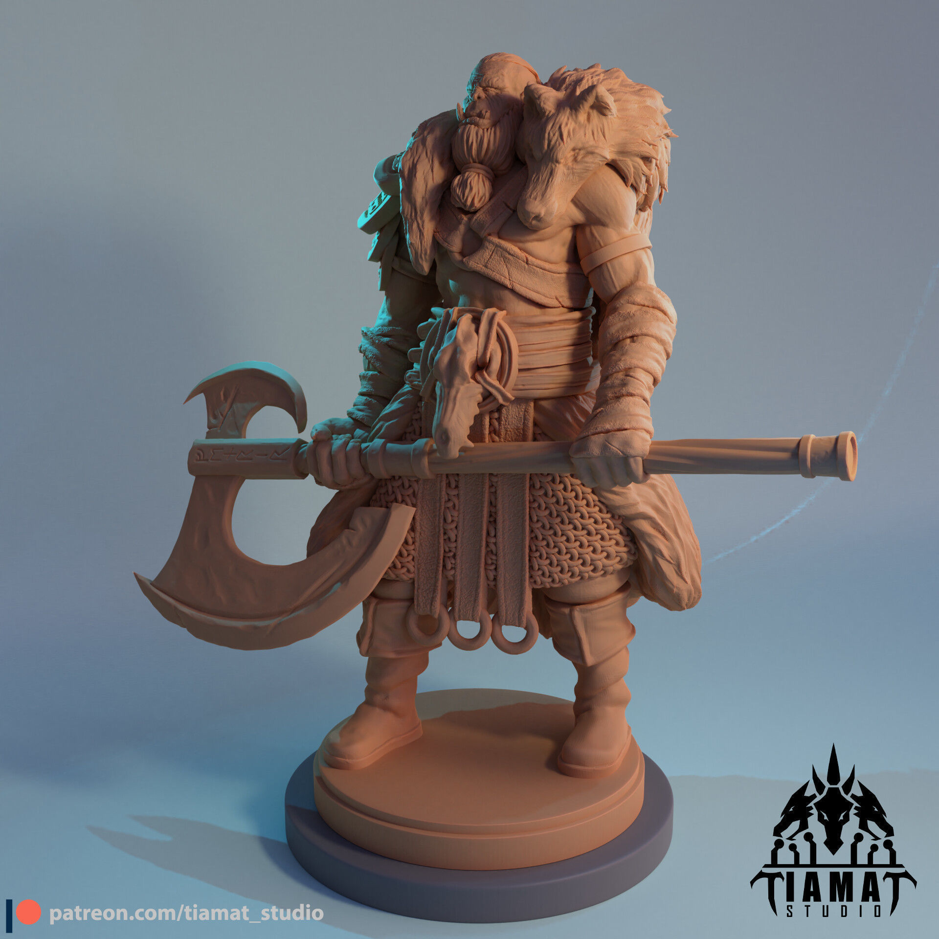 Lord Orc of the Fenrir clan 3D print model_2