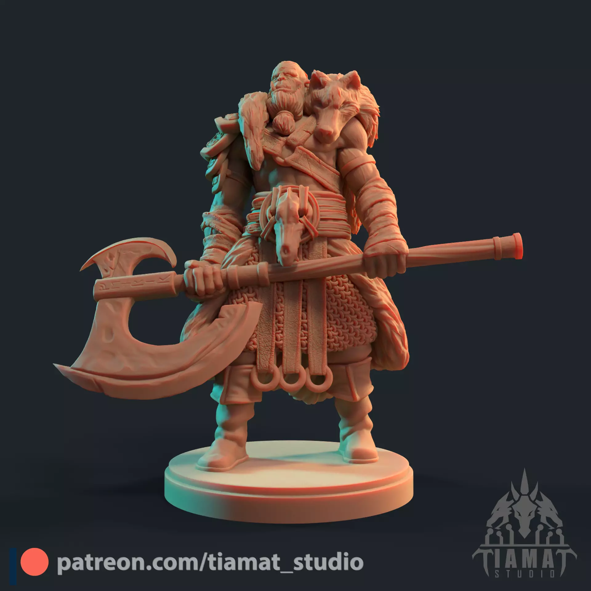 Lord Orc of the Fenrir clan 3D print model_0