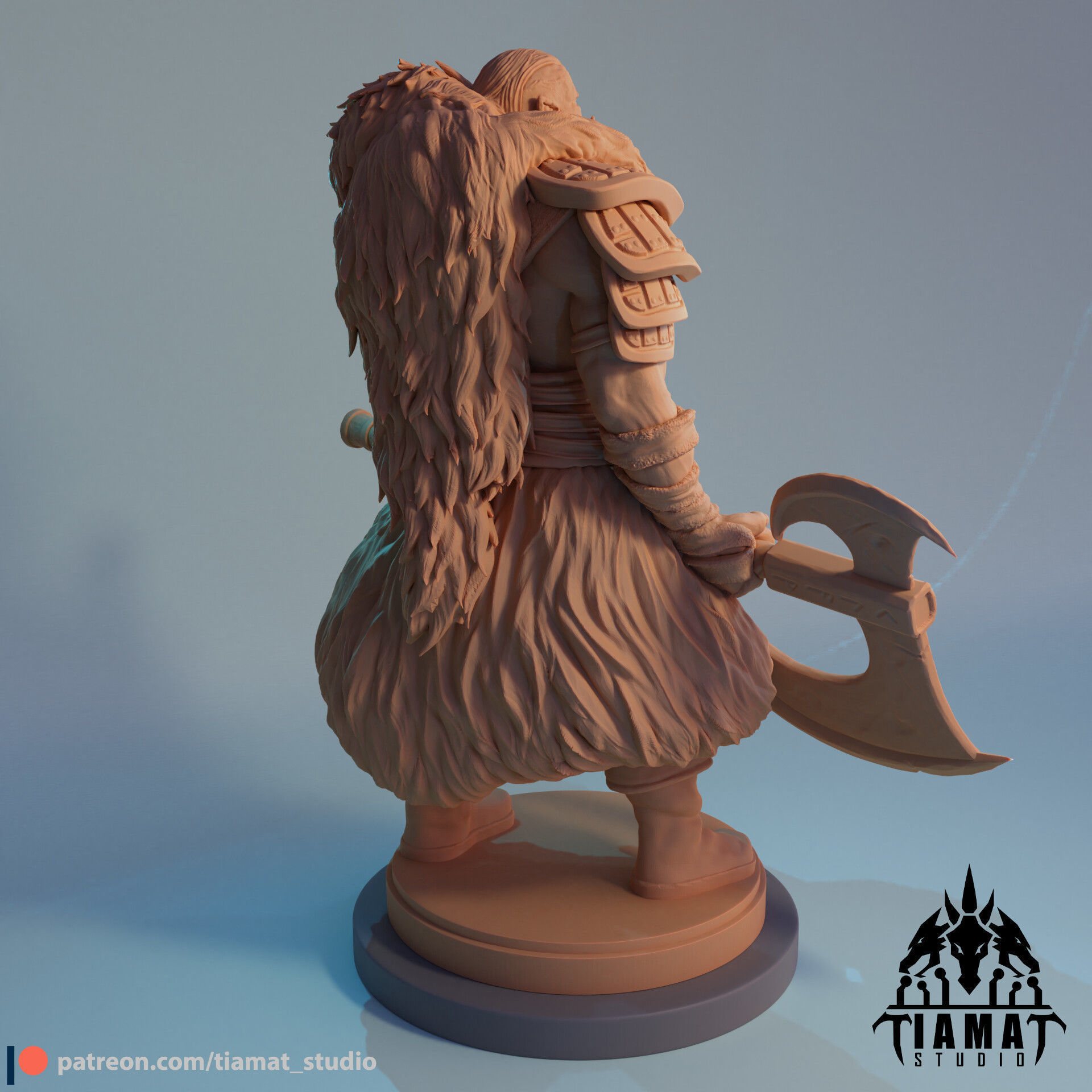 Lord Orc of the Fenrir clan 3D print model_5