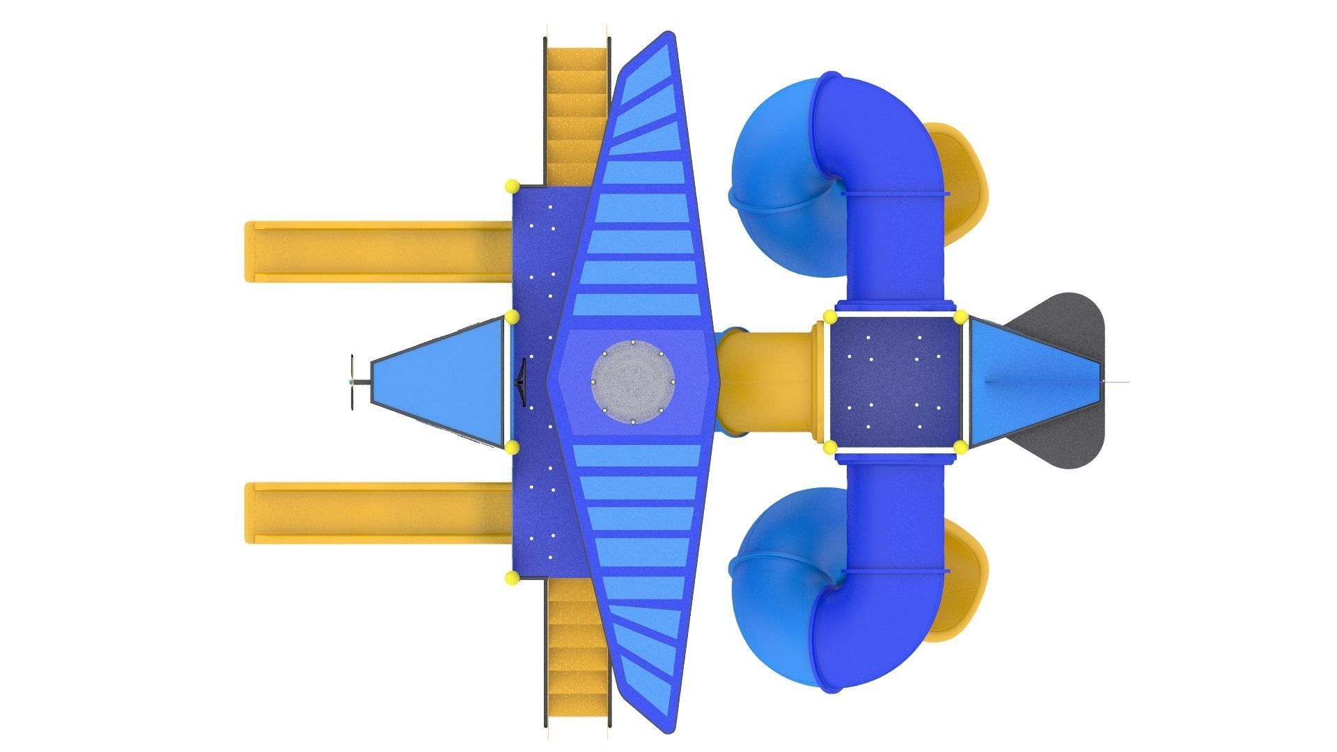 Airplane Playground 3D model_9