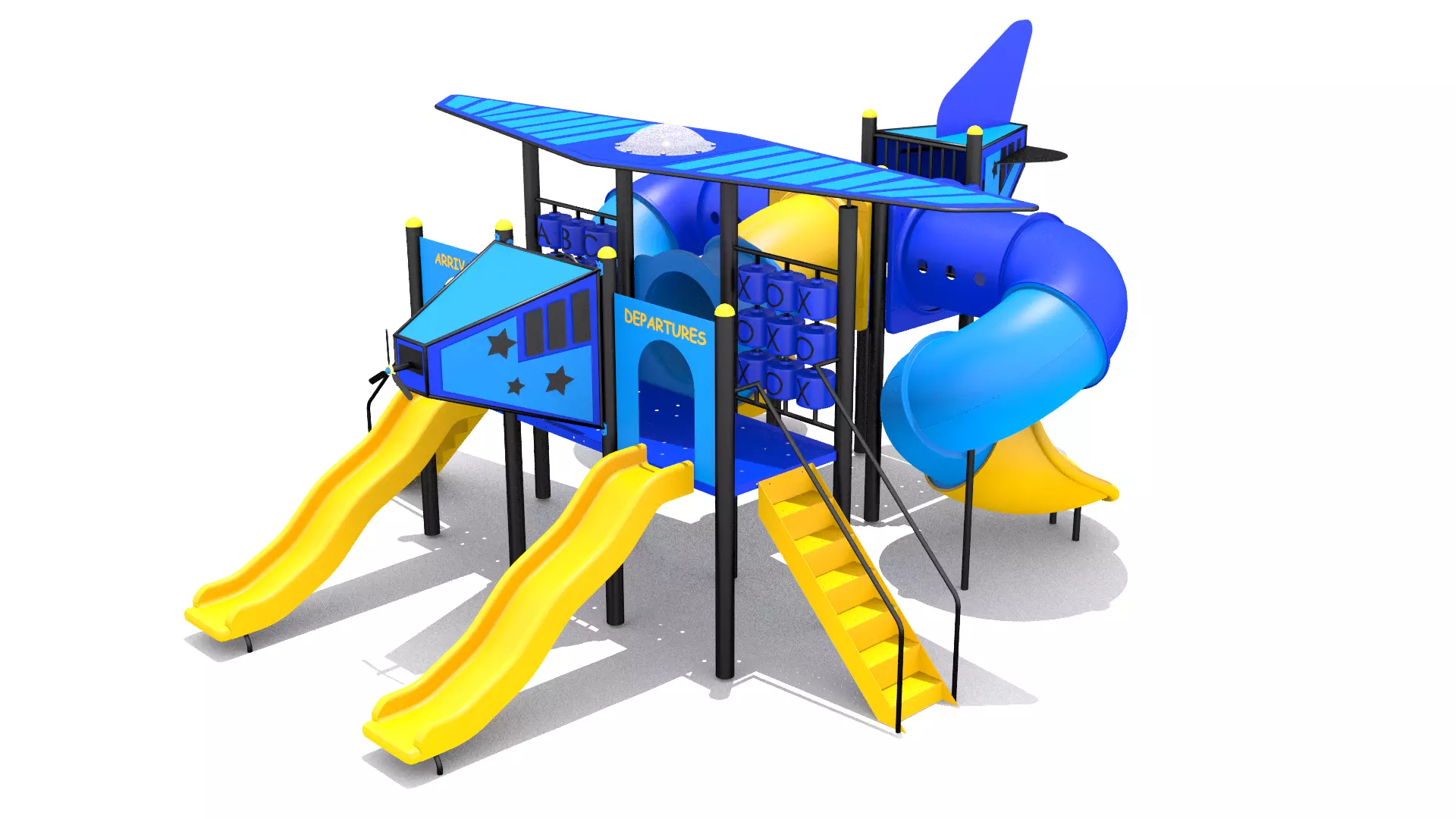 Airplane Playground 3D model_0