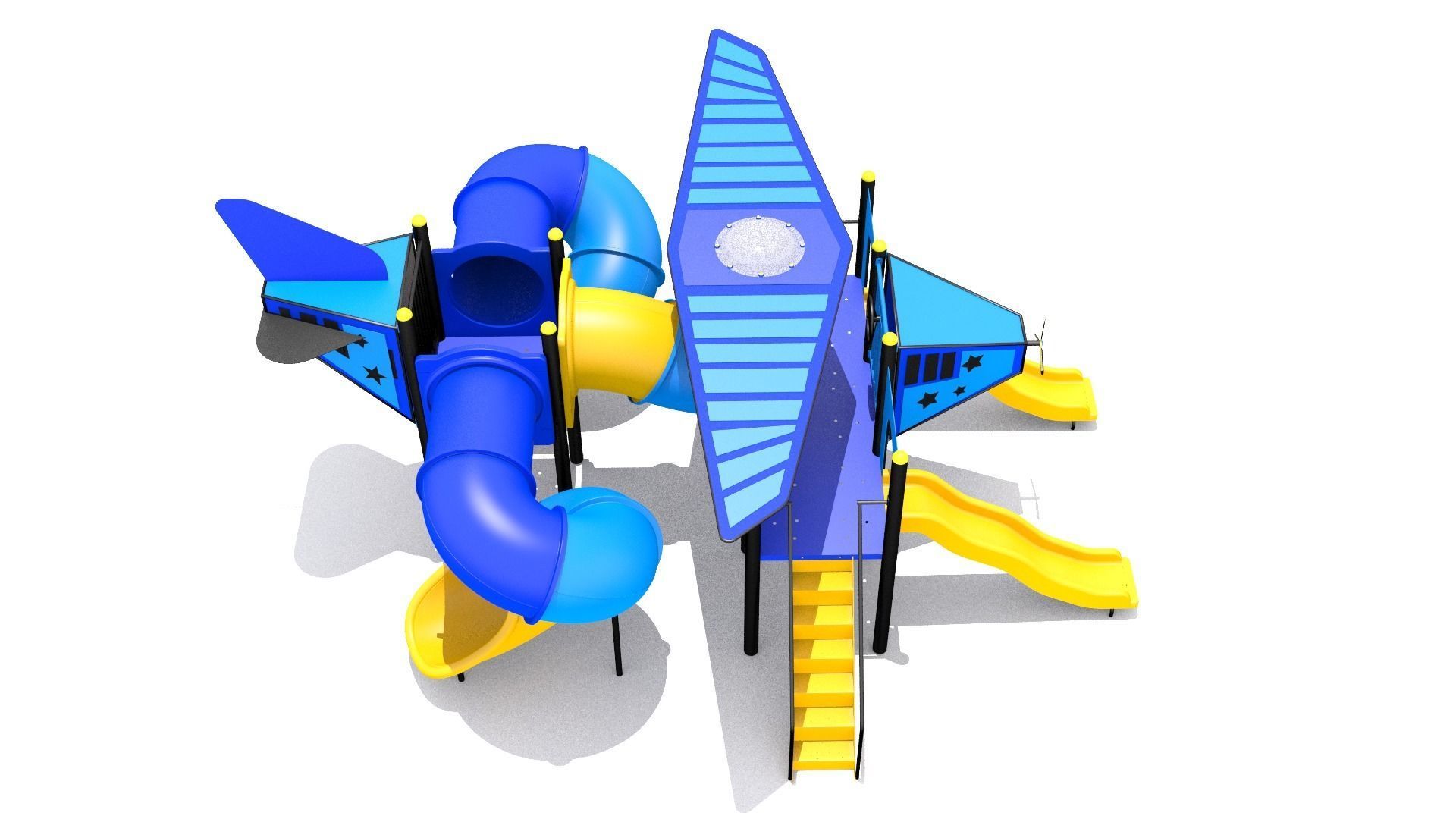Airplane Playground 3D model_5