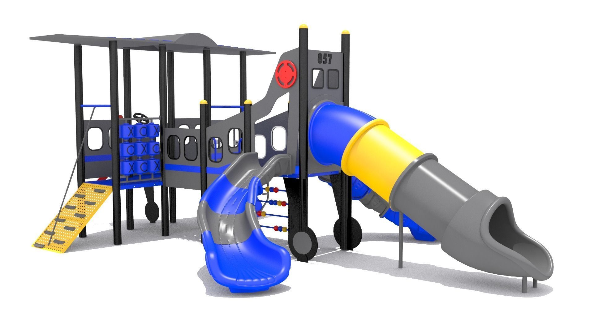 Airplane Playground 3D model_4