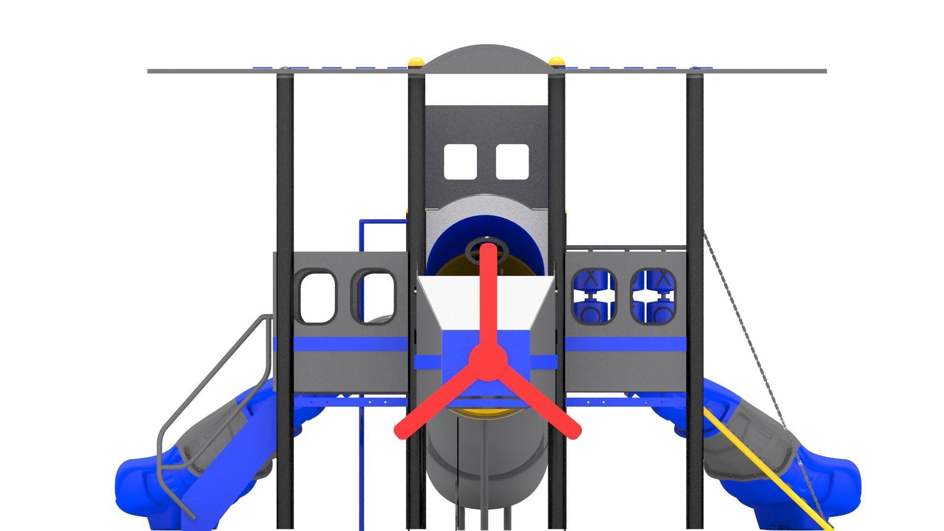 Airplane Playground 3D model_10