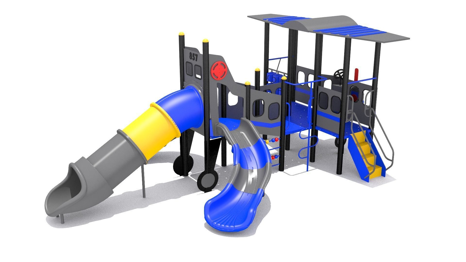 Airplane Playground 3D model_1