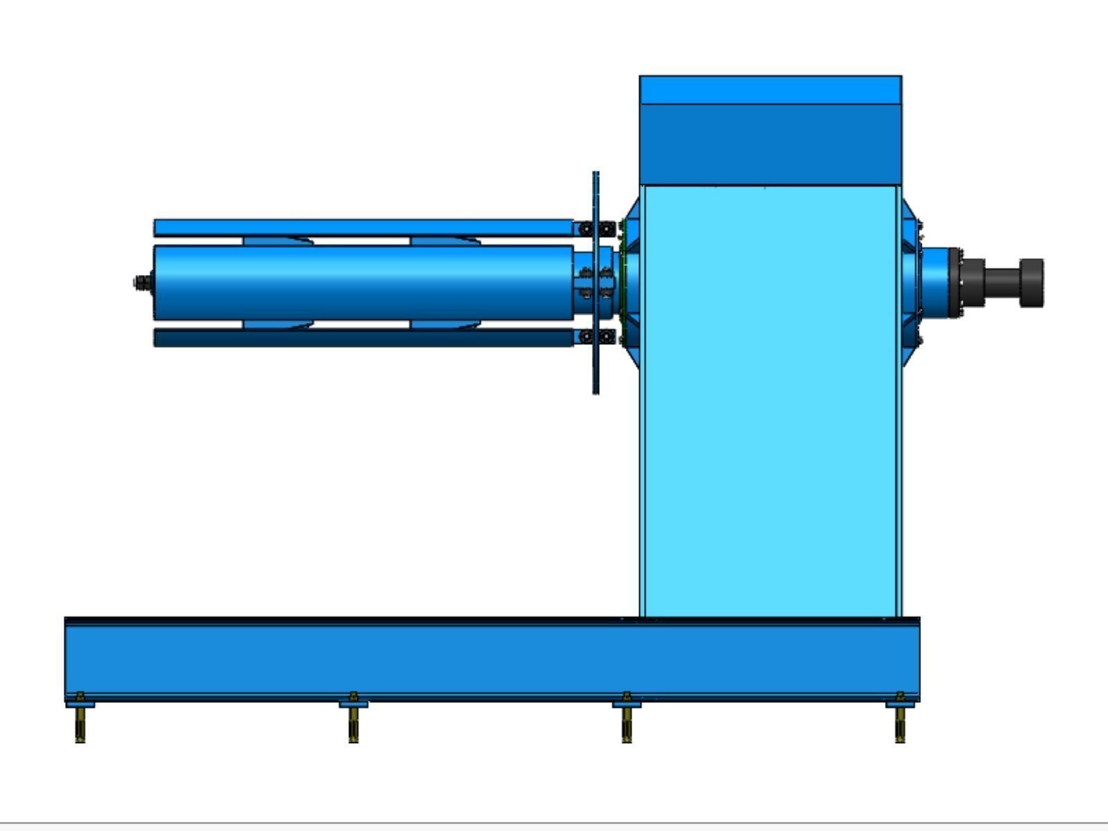 Decoiler machine 3D print model_2