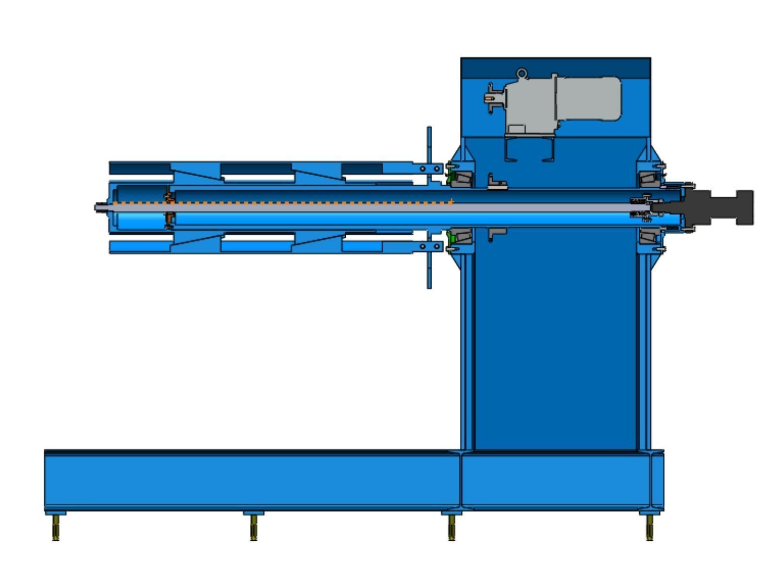 Decoiler machine 3D print model_7