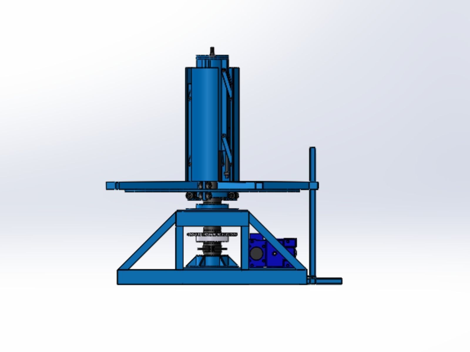 Horizontal decoiler 3D print model_4