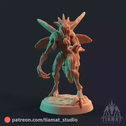 The Byakhee statue of creature with wings