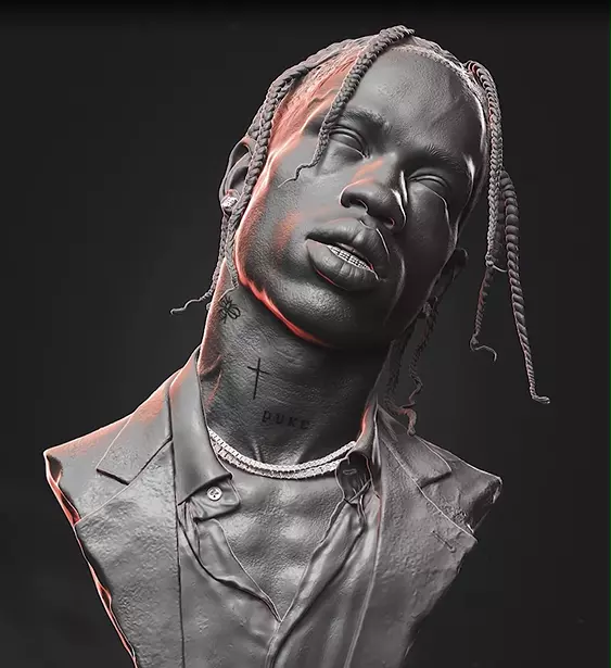 TRAVIS SCOTT 3D print model_0