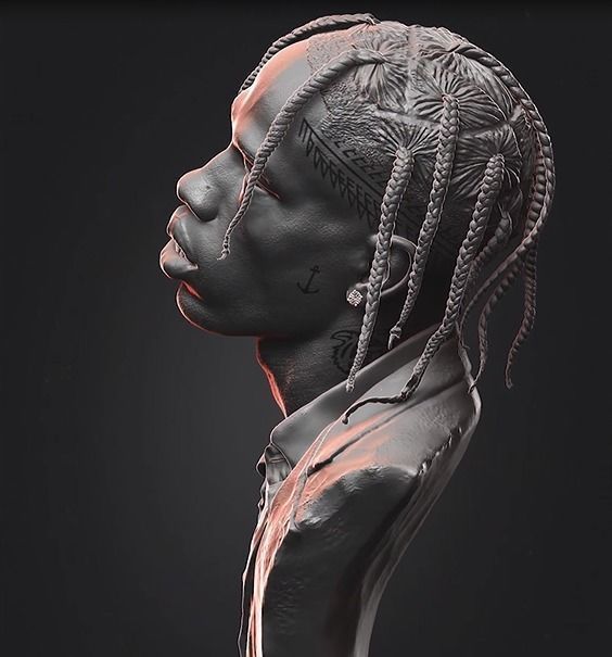 TRAVIS SCOTT 3D print model_3