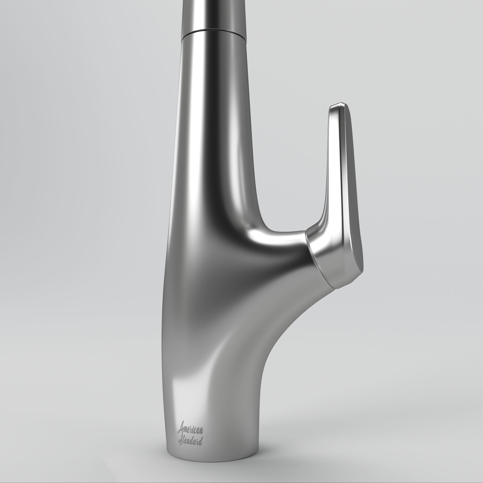 FAUCET stainless steel kitchen 3D model_2