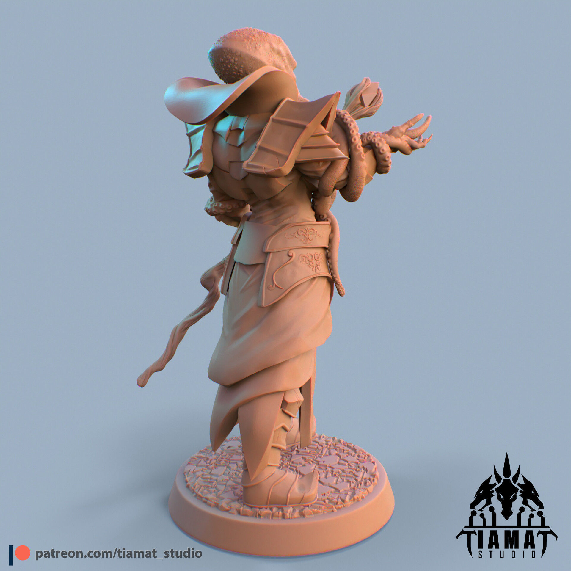 Illithid Mage 3D print model_3