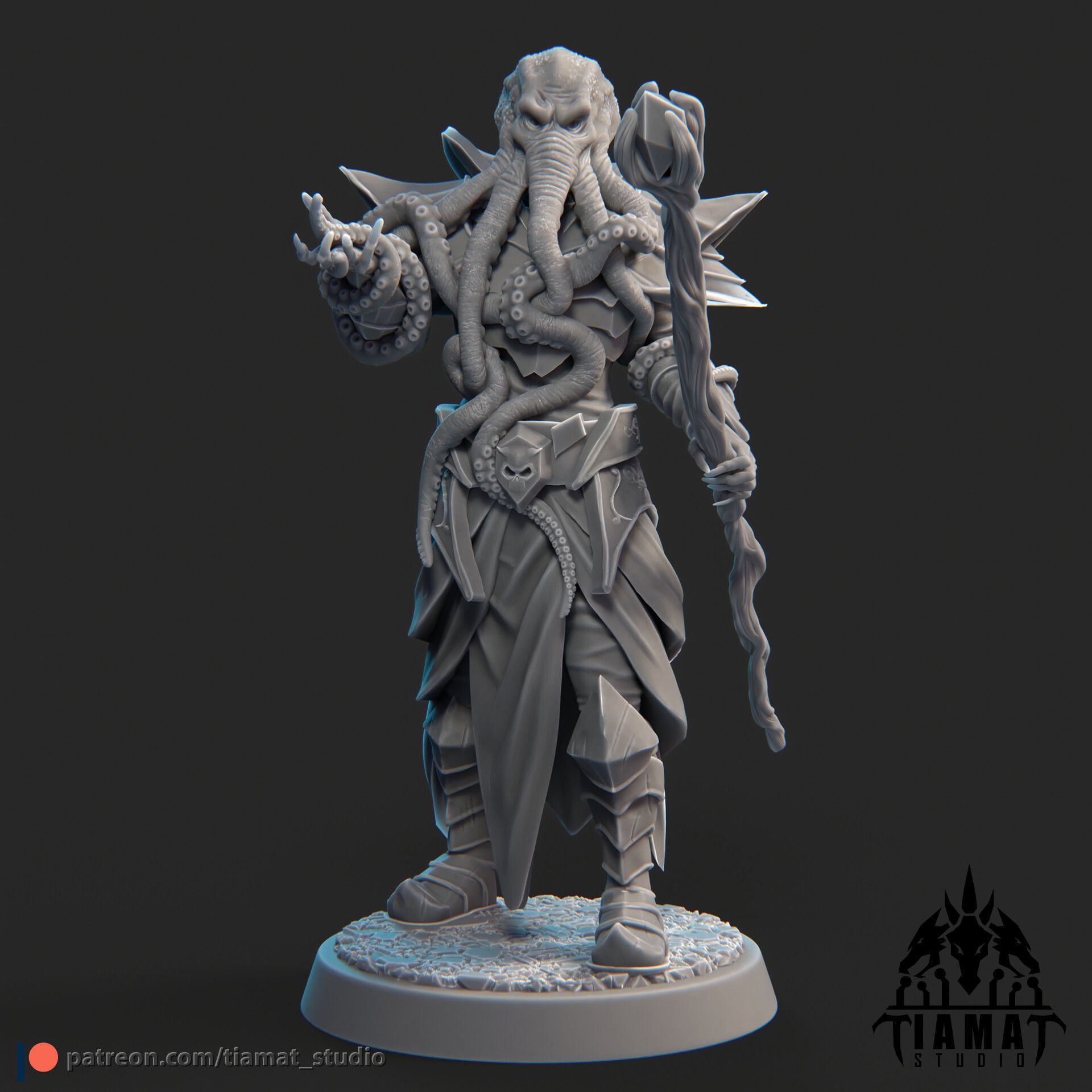 Illithid Mage 3D print model_5