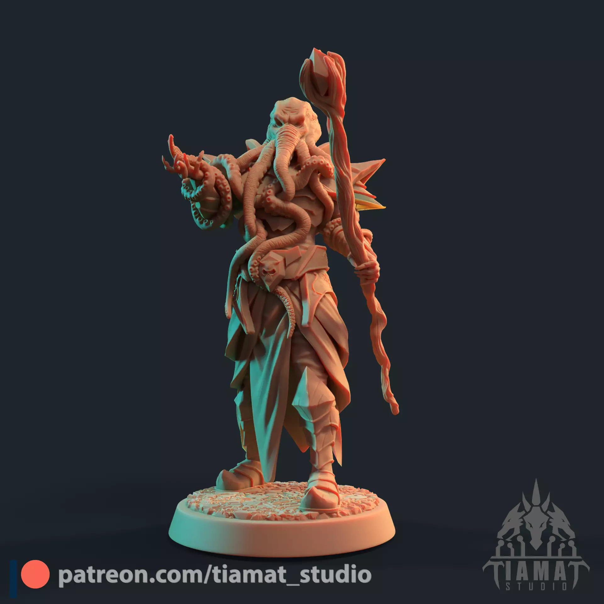 Illithid Mage 3D print model_0