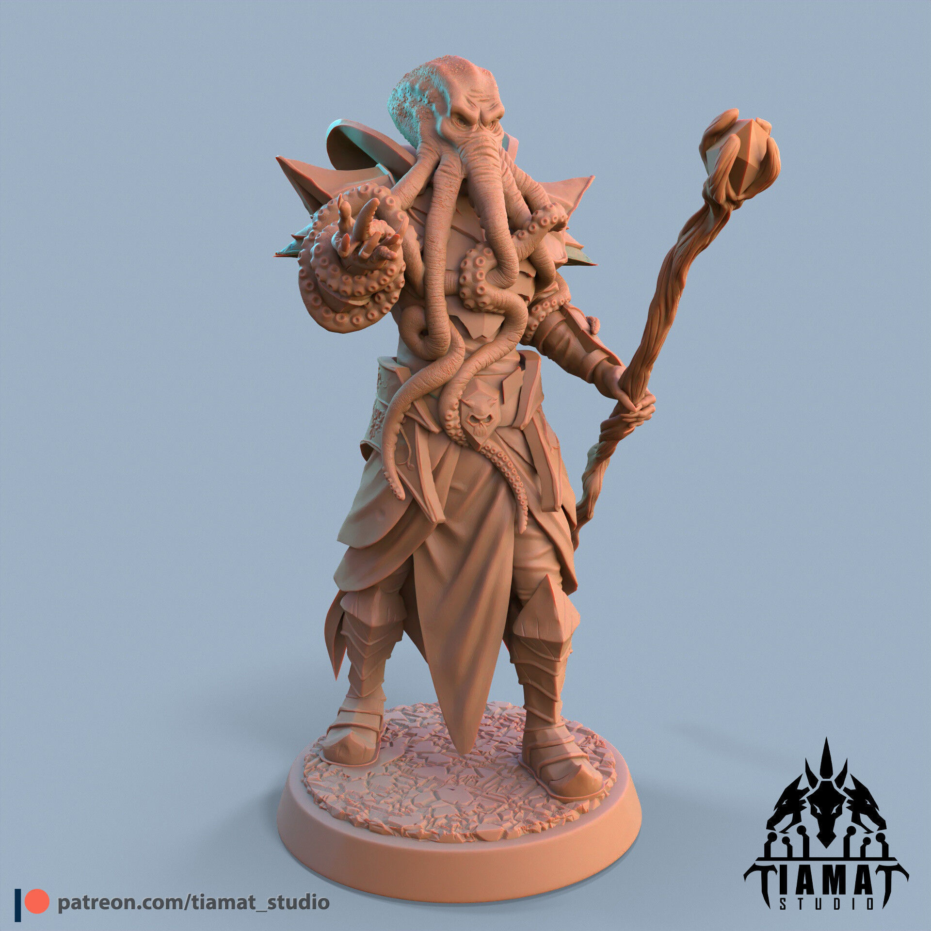 Illithid Mage 3D print model_2