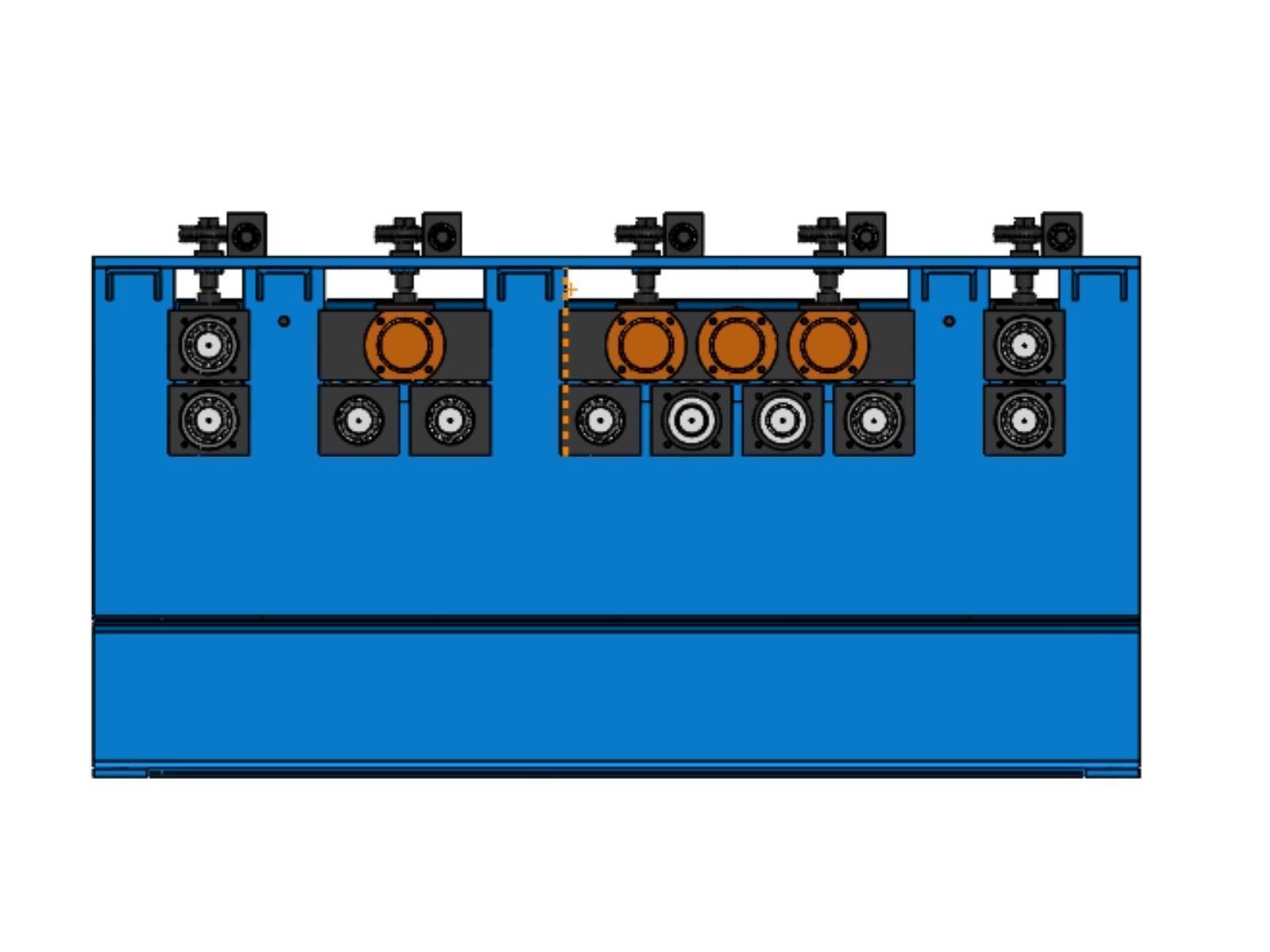 Plate straightening machine 3D print model_2
