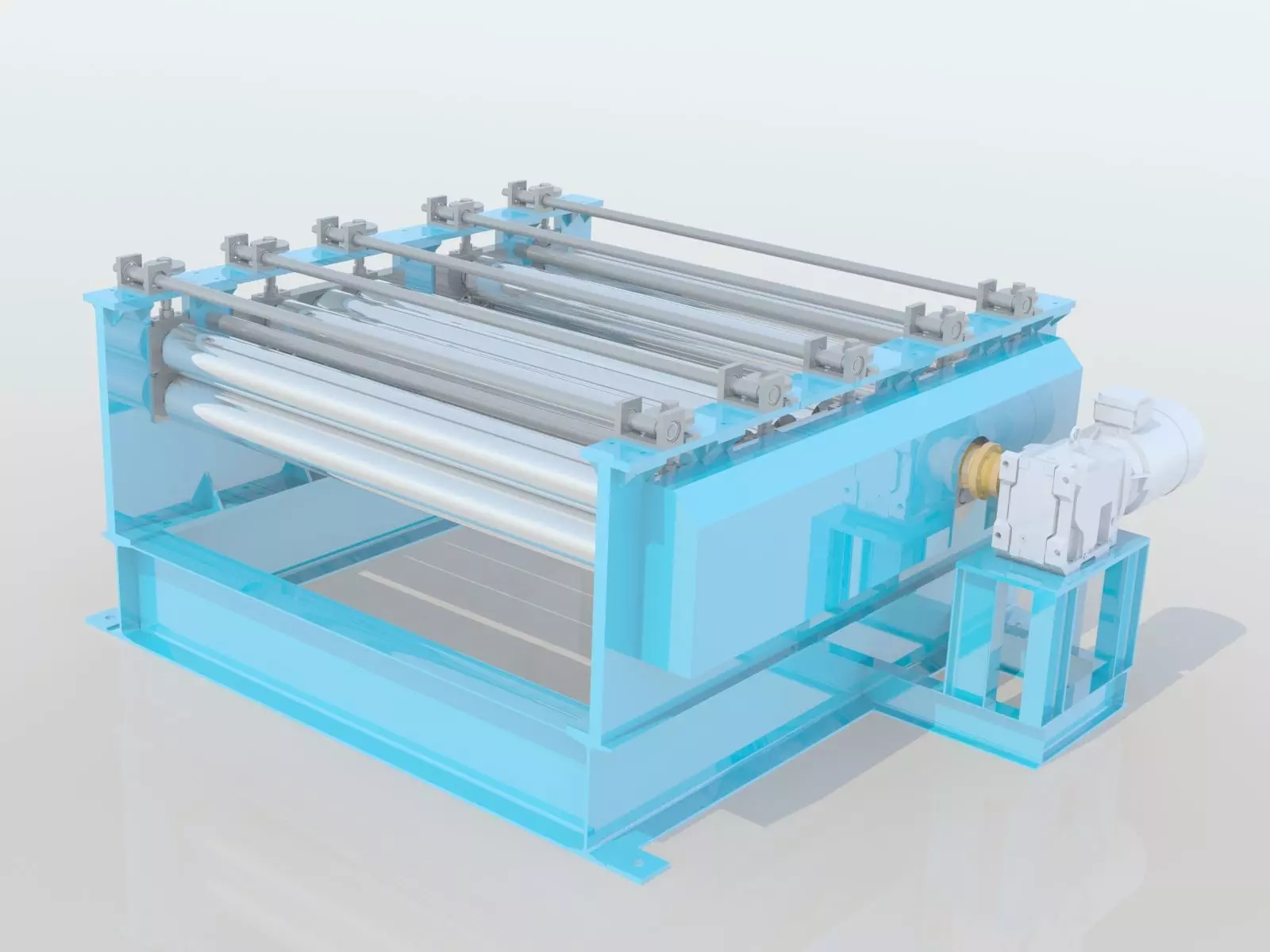 Plate straightening machine 3D print model_0