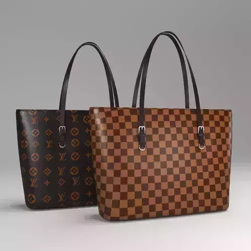 HANDBAG louis vuitton monogram tote bag 3D model