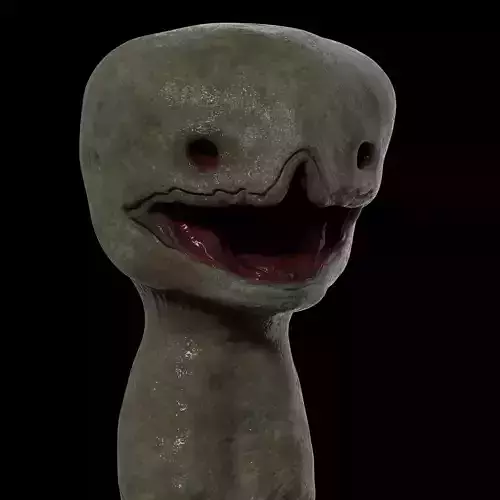 Realistic Minecraft Creeper  3D model