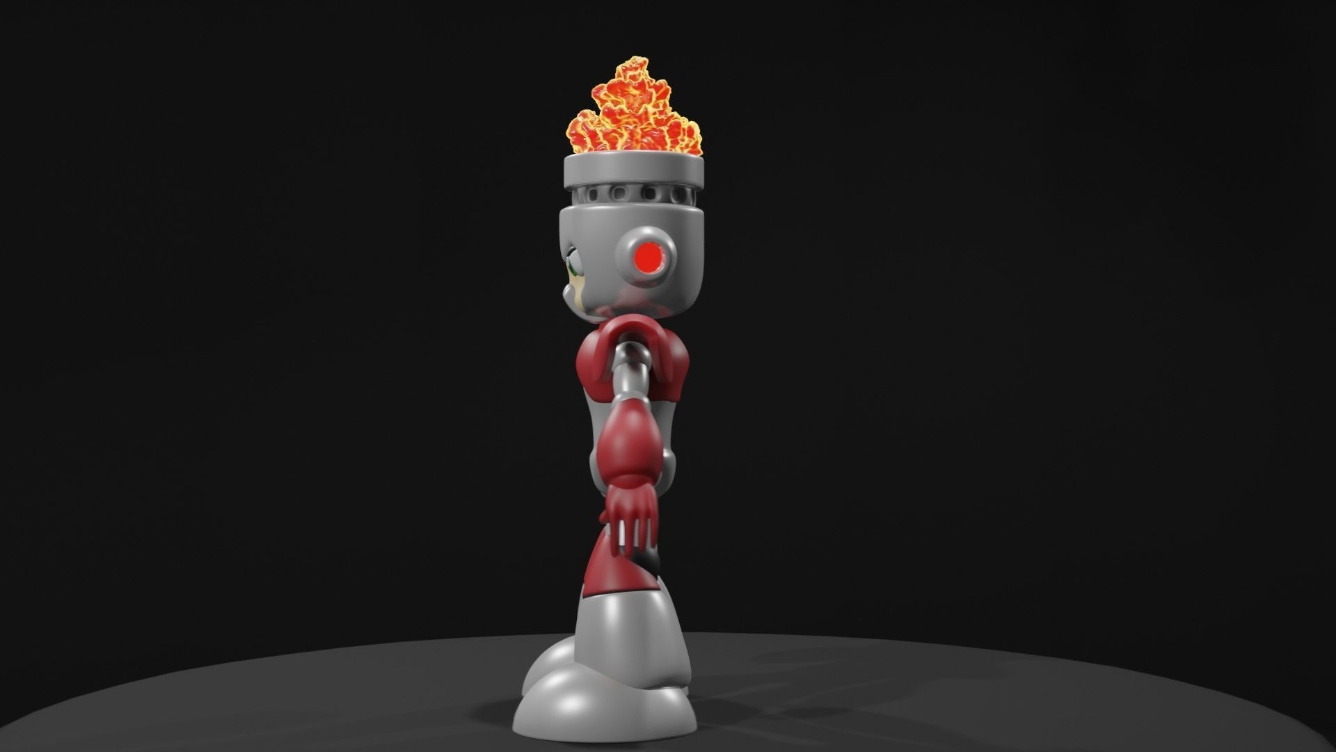 Fireman fire robot Free 3D print model_3