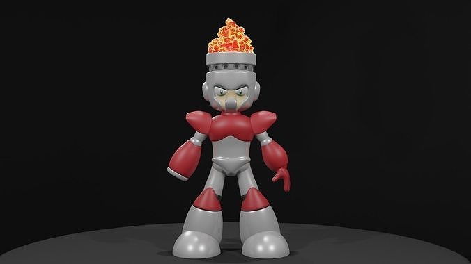 Fireman fire robot Free 3D print model