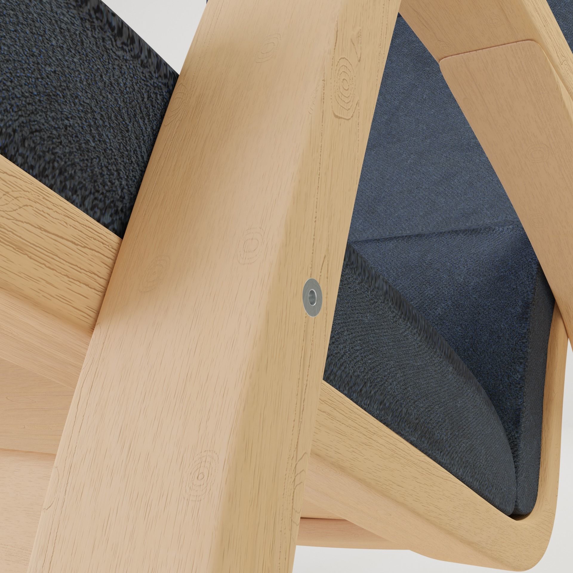 IKEA Poang Rocking Chair 3D model Free 3D model_3