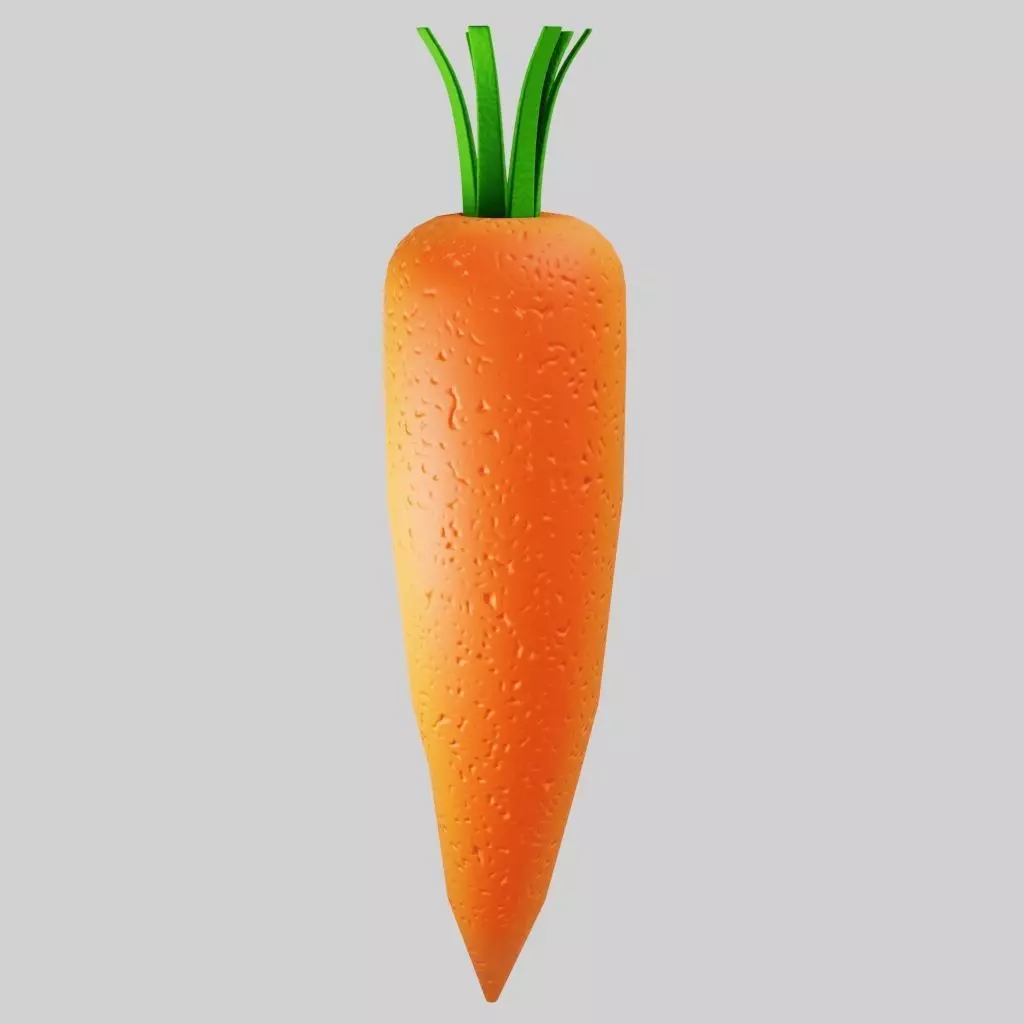 Carrot 3D model_0