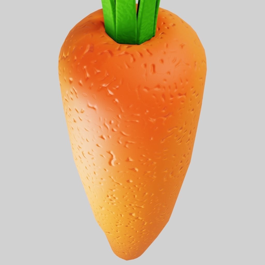 Carrot 3D model_1
