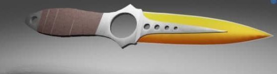 Knife the skeleton CS GO 3D model_3