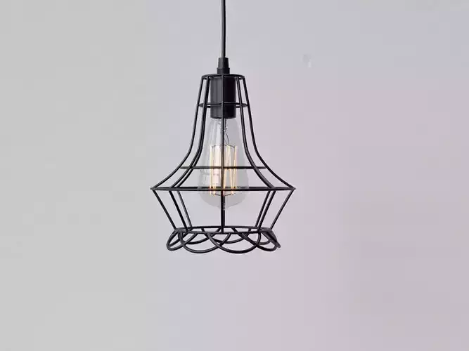 Cage Pendant Light 05