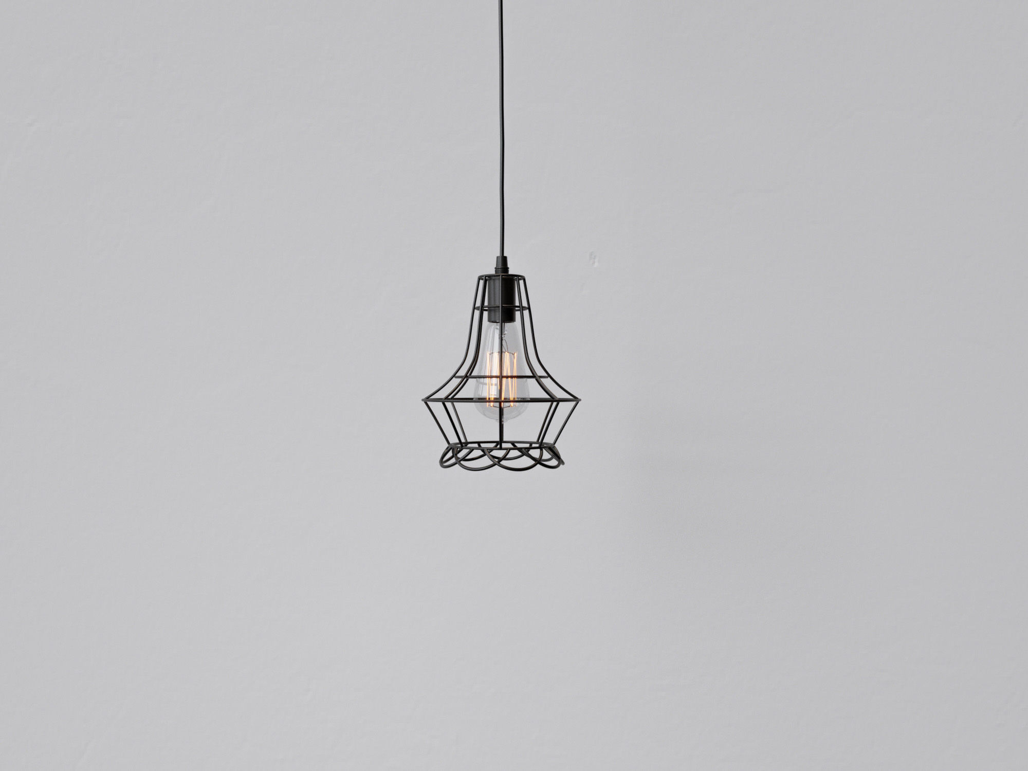 Cage Pendant Light 05 3D model_5
