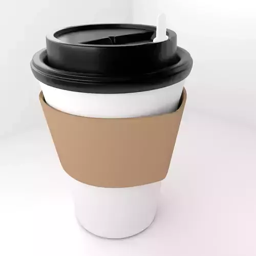 Large Paper Cup with Java Jacket and Stopper