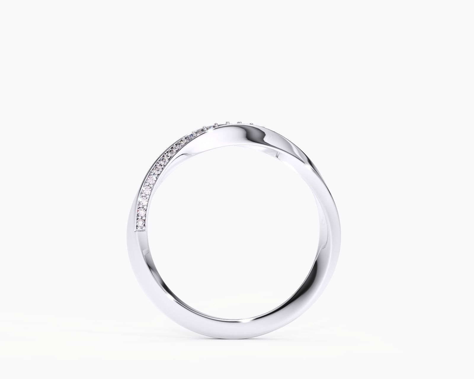 My 016 Wedding band ring 3D print model_3