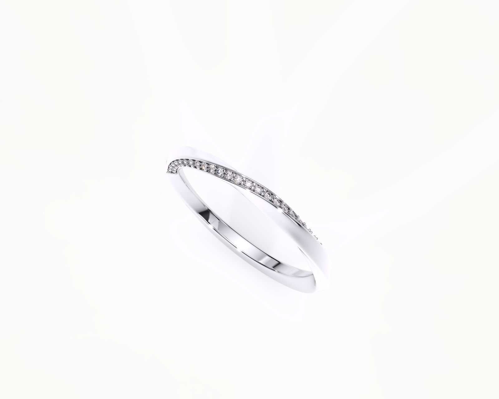 My 016 Wedding band ring 3D print model_1