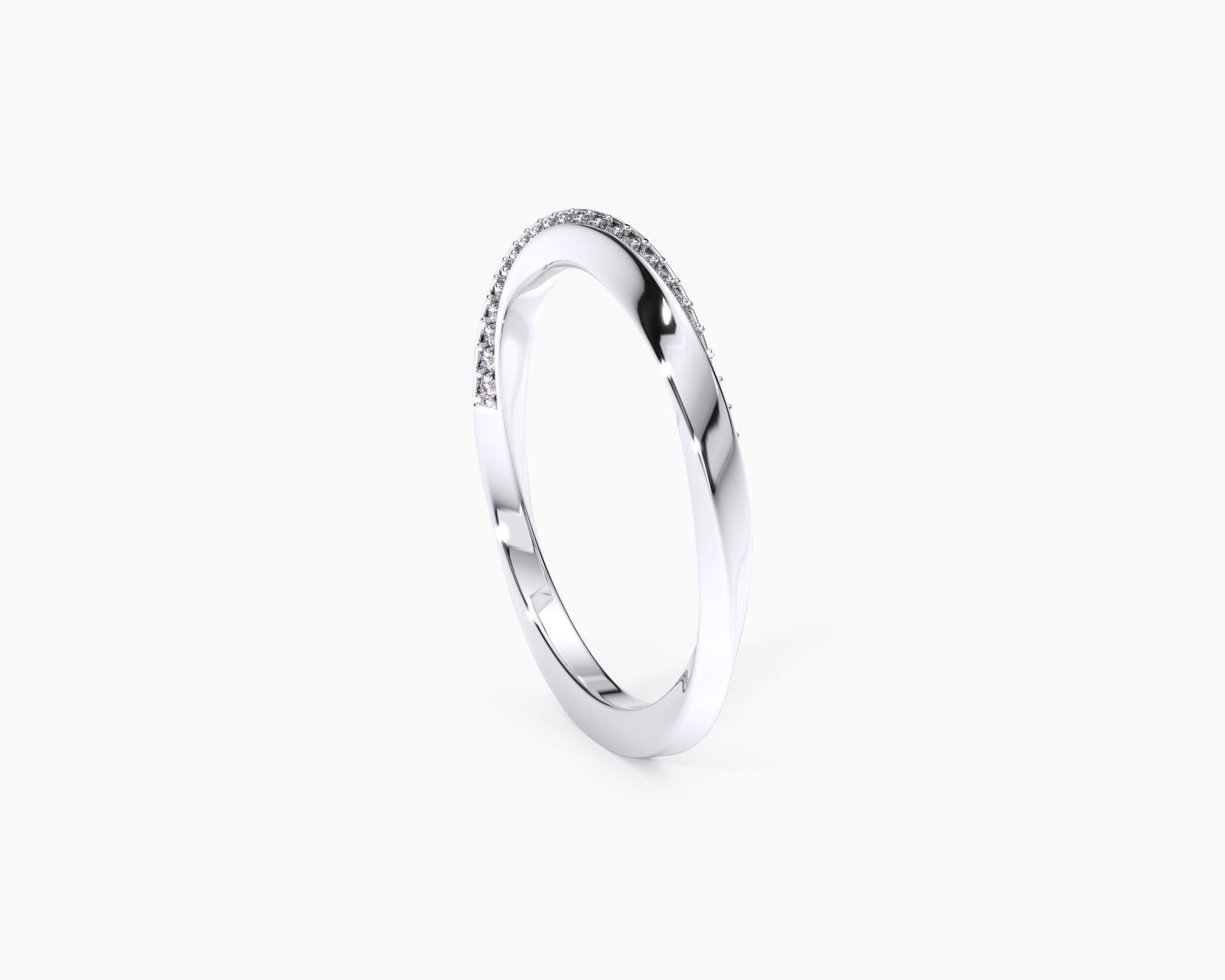 My 016 Wedding band ring 3D print model_2