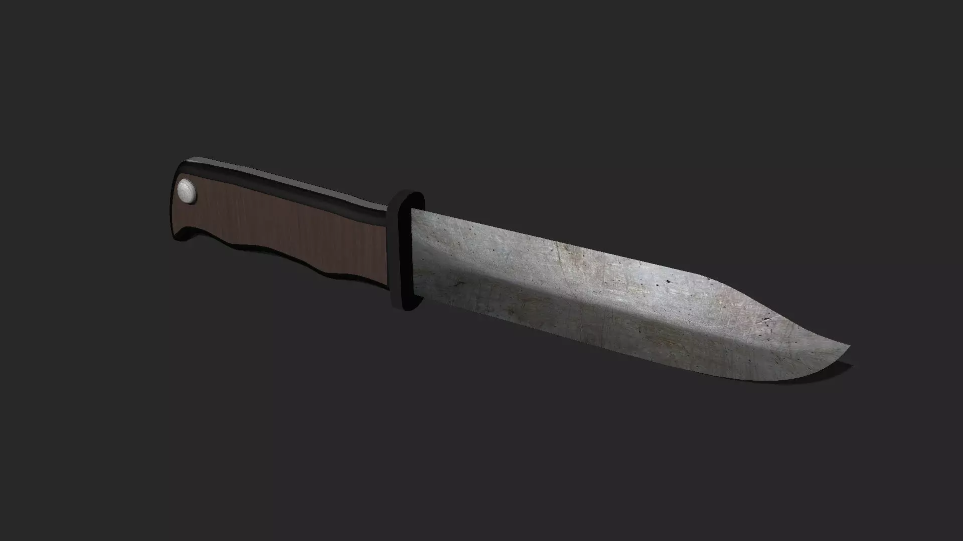 Hunting Knife  3D model_0