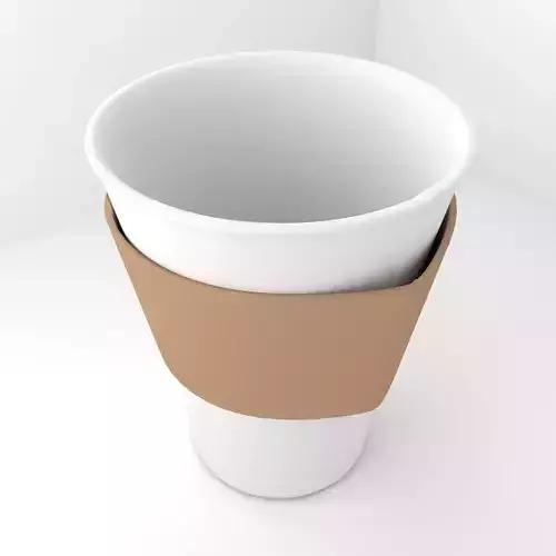 Large Paper Cup with Java Jacket