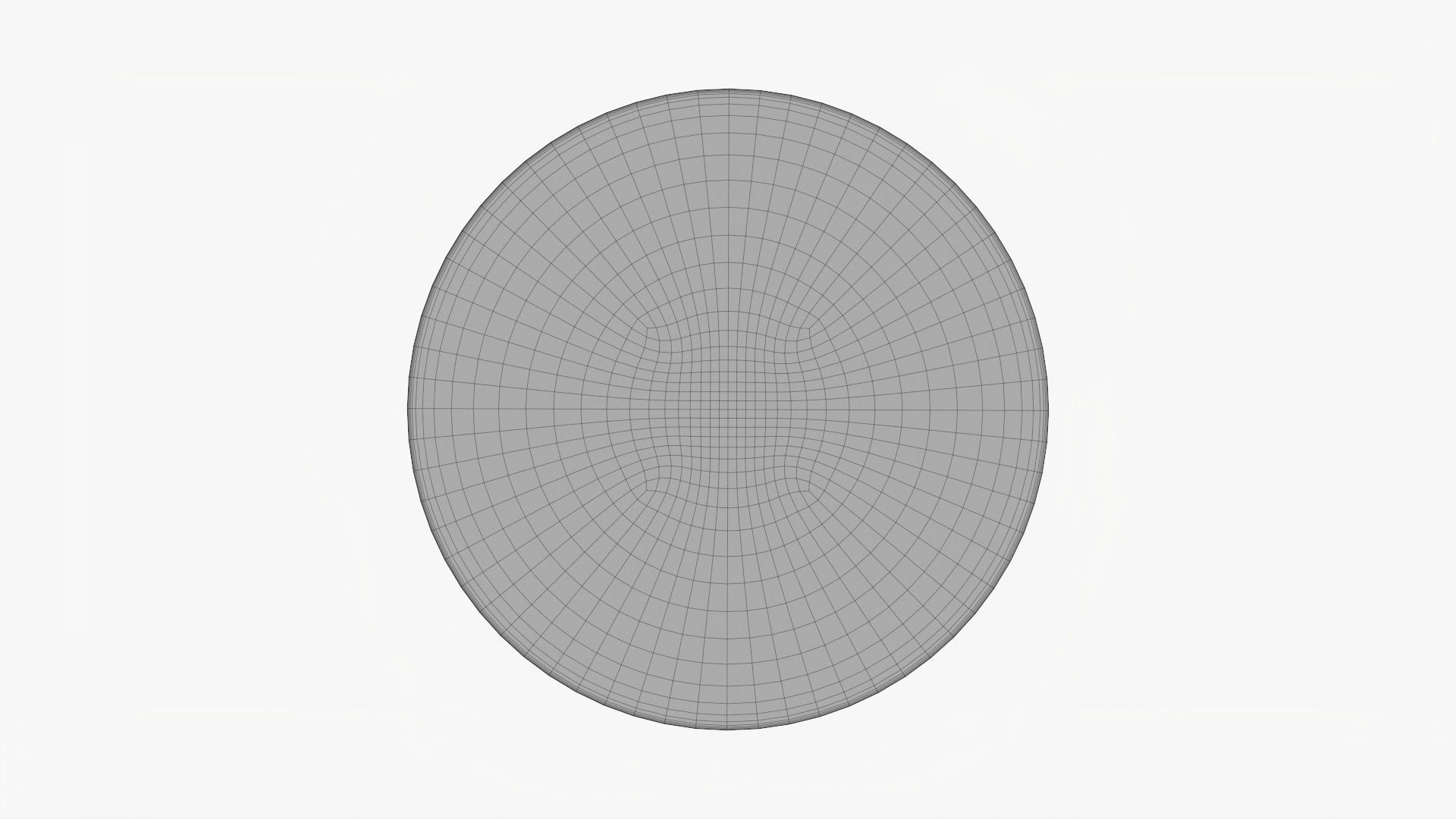 Dining table round 01 3D model_9
