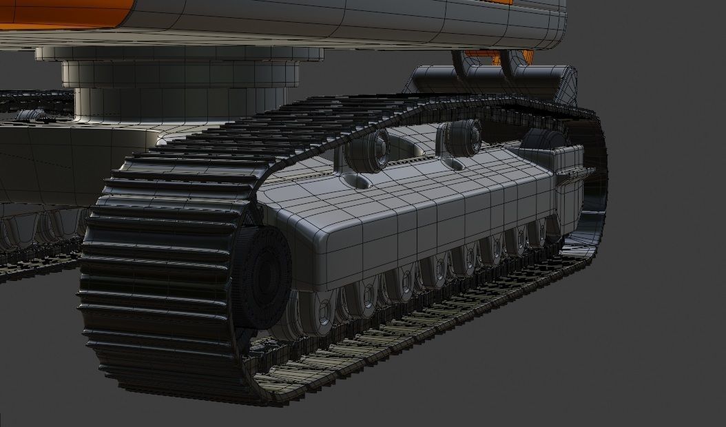 HITACHI 250 LCH ZAXIS 3D MODEL 3D model_12