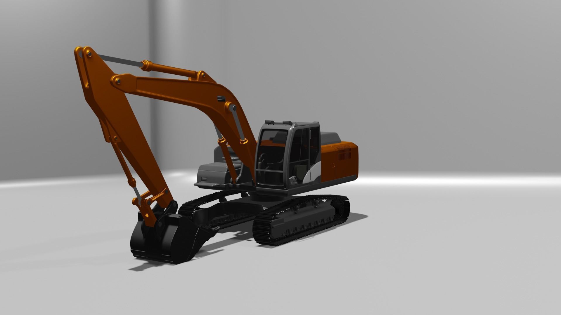 HITACHI 250 LCH ZAXIS 3D MODEL 3D model_3
