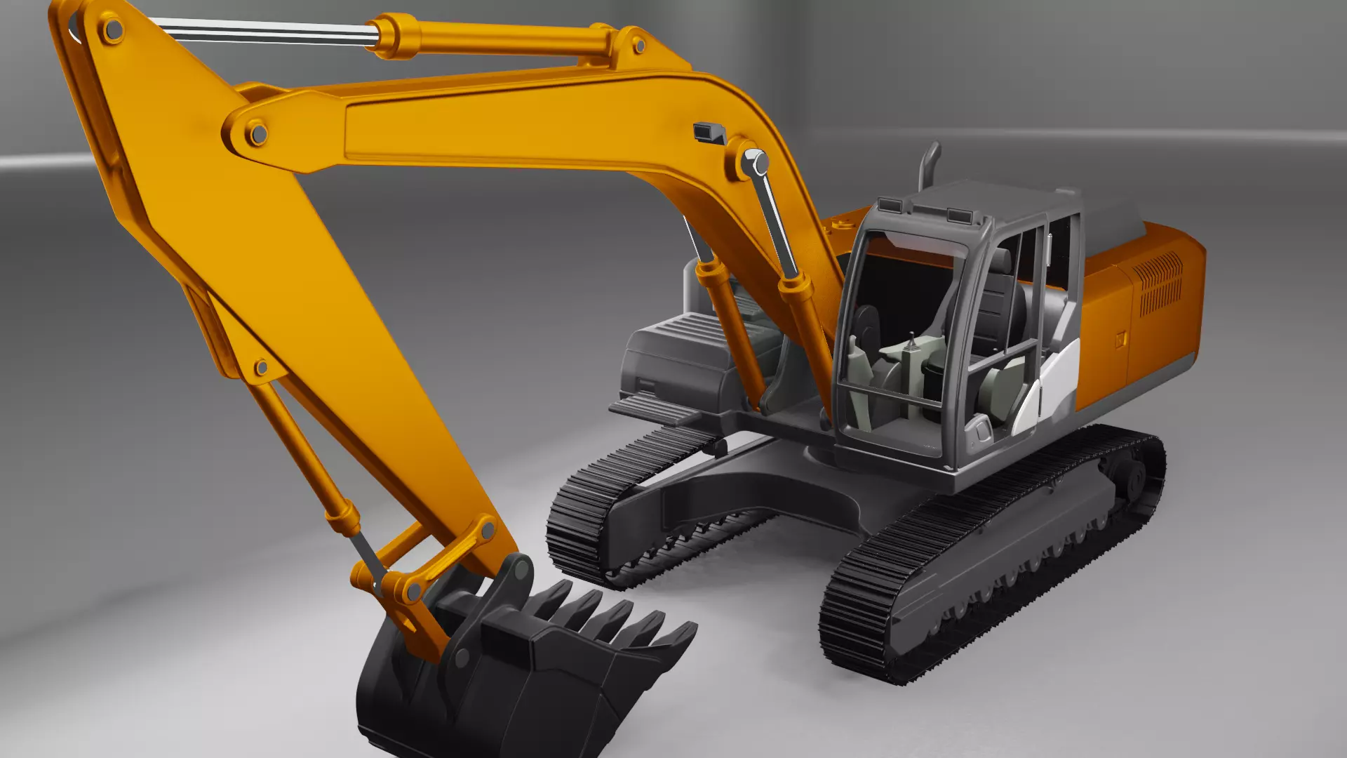 HITACHI 250 LCH ZAXIS 3D MODEL 3D model_0