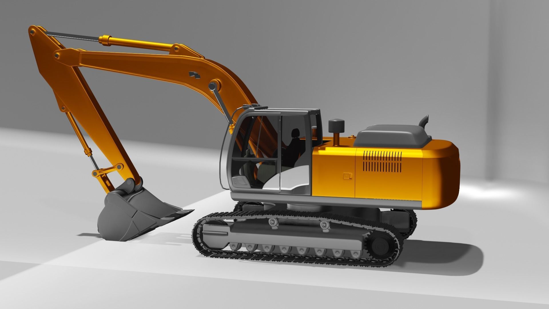 HITACHI 250 LCH ZAXIS 3D MODEL 3D model_1