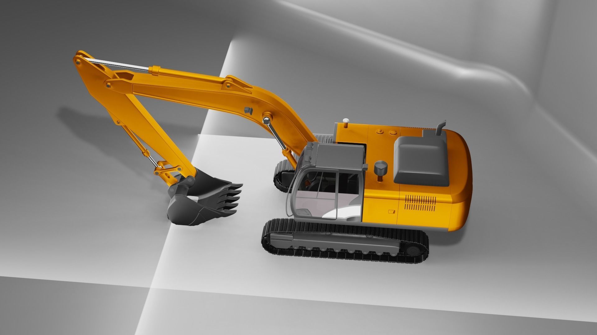 HITACHI 250 LCH ZAXIS 3D MODEL 3D model_2