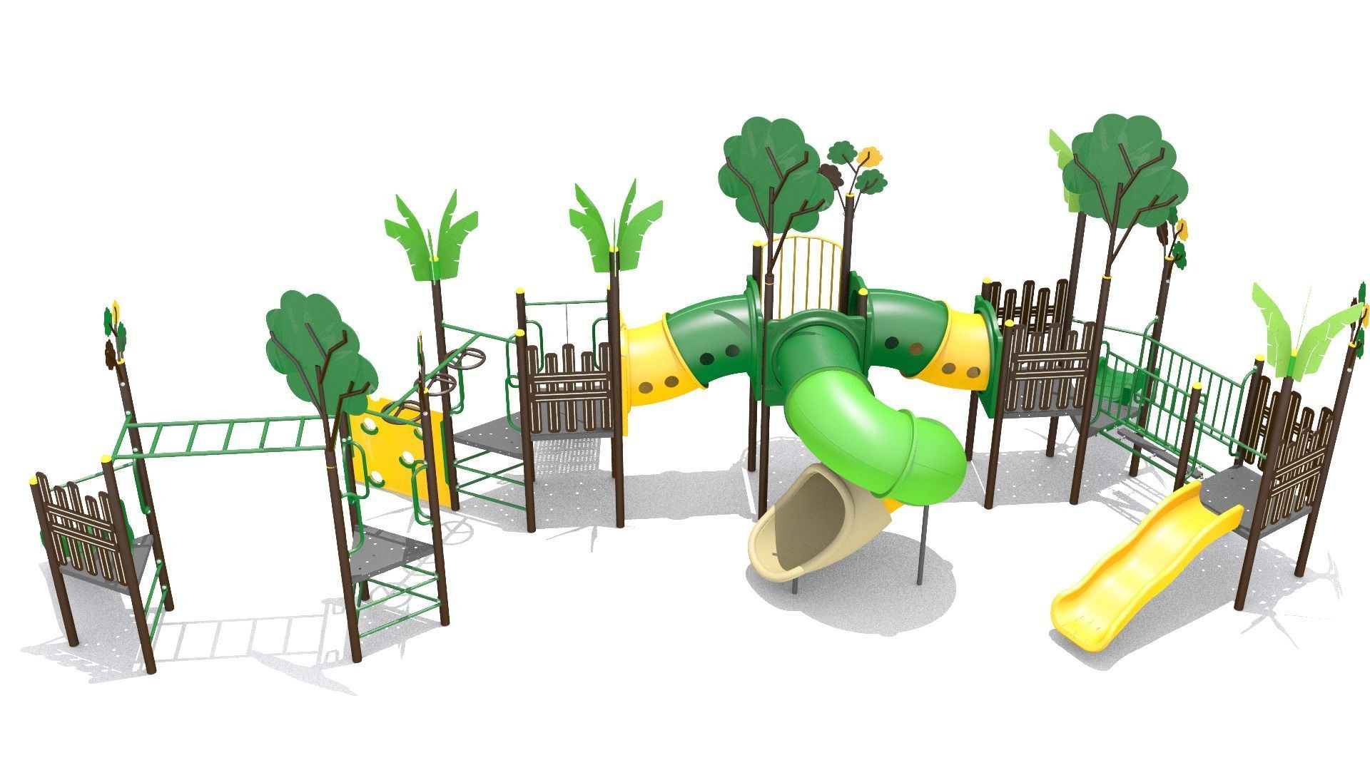 Jungle Playground 3D model_2