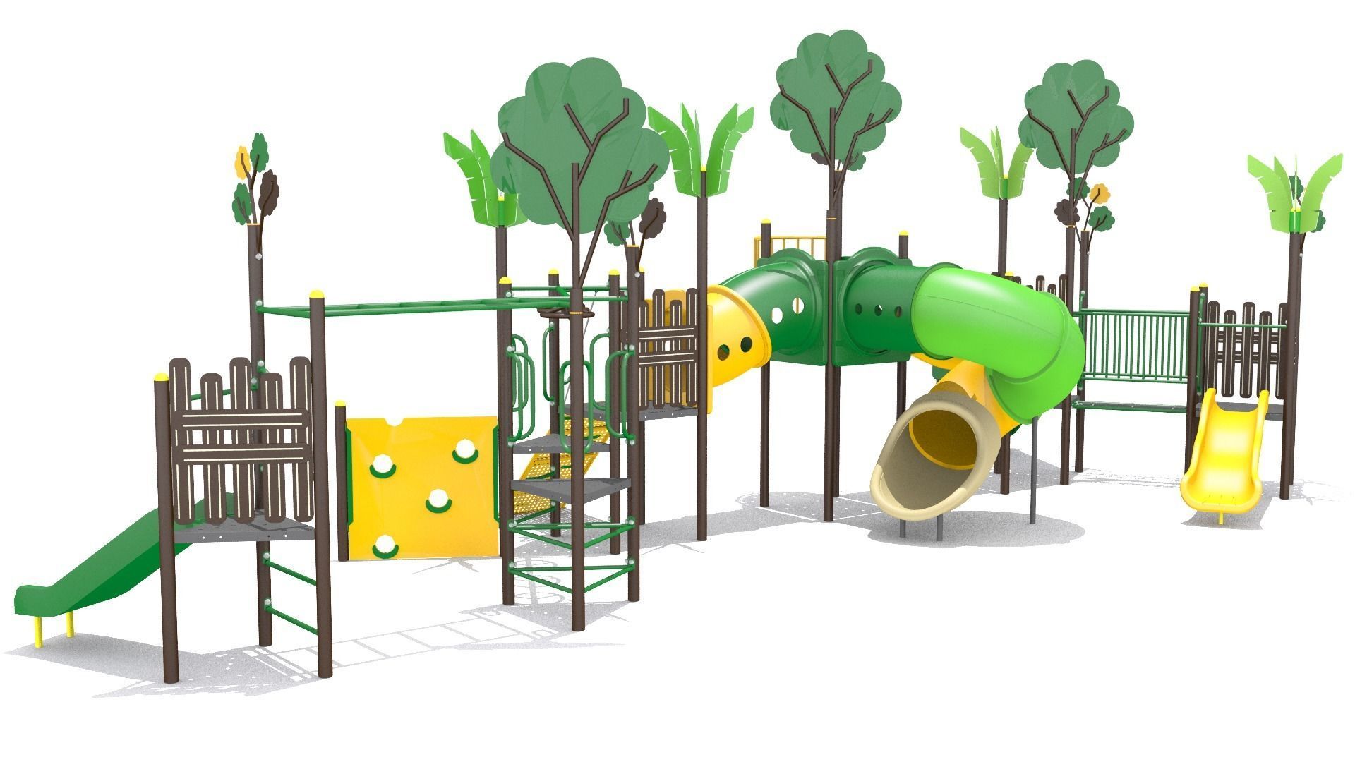 Jungle Playground 3D model_1